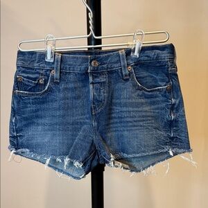 Levi’s Denim Frayed Hem Women Shorts